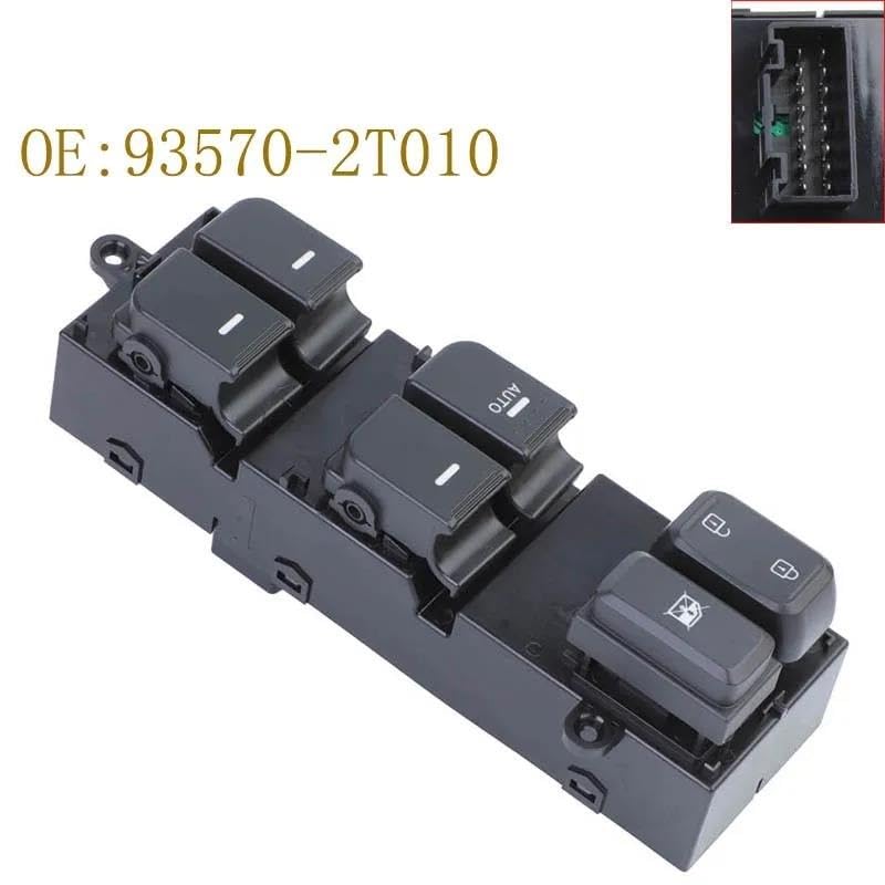 Bouton commande de lève-vitre 93570-2T010 avec commande principale réactive pour Kia Optima - 4