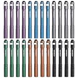 FASTPRO 24-Pack Pen Light, Aluminum LED Penlights with Batteries Included & Pre-Installed, Pocket Pen Flashlight for Inspections, Repairs, Camping and Emergencies