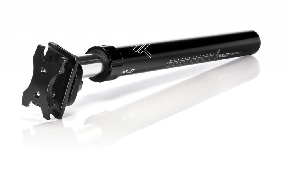 XLC Unisex – Comp sprężynowa sztyca podsiodłowa SP-S06, czarna, 350 mm