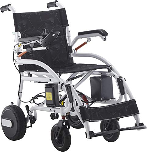 Thrive Mobility Fold and Travel Electric Wheelchairs for Adults Elderly Lightweight Power Wheel Chair Motorized (White Ultra Light, 17 Inches Seat Width) 3 Thrive Mobility Fold and Travel Electric Wheelchairs for Adults Elderly Lightweight Power Wheel Chair Motorized (White Ultra Light, 17 Inches Seat Width) - Image 4