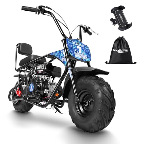 Oryxearth 99CC 4-Stroke Mini Bike, Gas Powered Bike W/EPA Approved Engine Mini Dirt Bike with Off-Road Tire for Kids, Speed Up 28 Mph Weight Support Up to 185 LBS