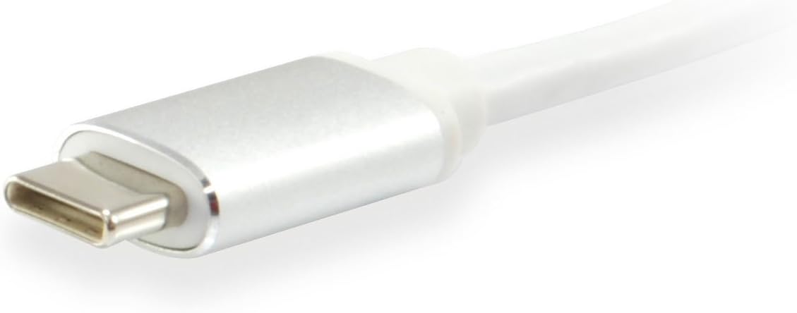 Equip 133458 USB Type C DisplayPort White Cable Interface/Gender Adapter – Cable Interface/Gender Adapter (USB Type C, DisplayPort, Male/Female, 0.15 m, White)