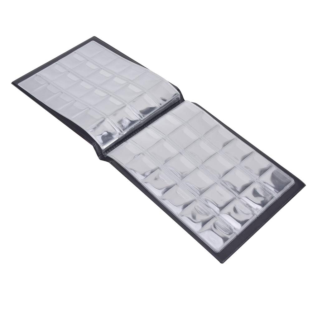 Amazon.co.jp: コインストック、コインアルバムホルダーコインアルバム、240個の展示用コイン(赤) : ホビー