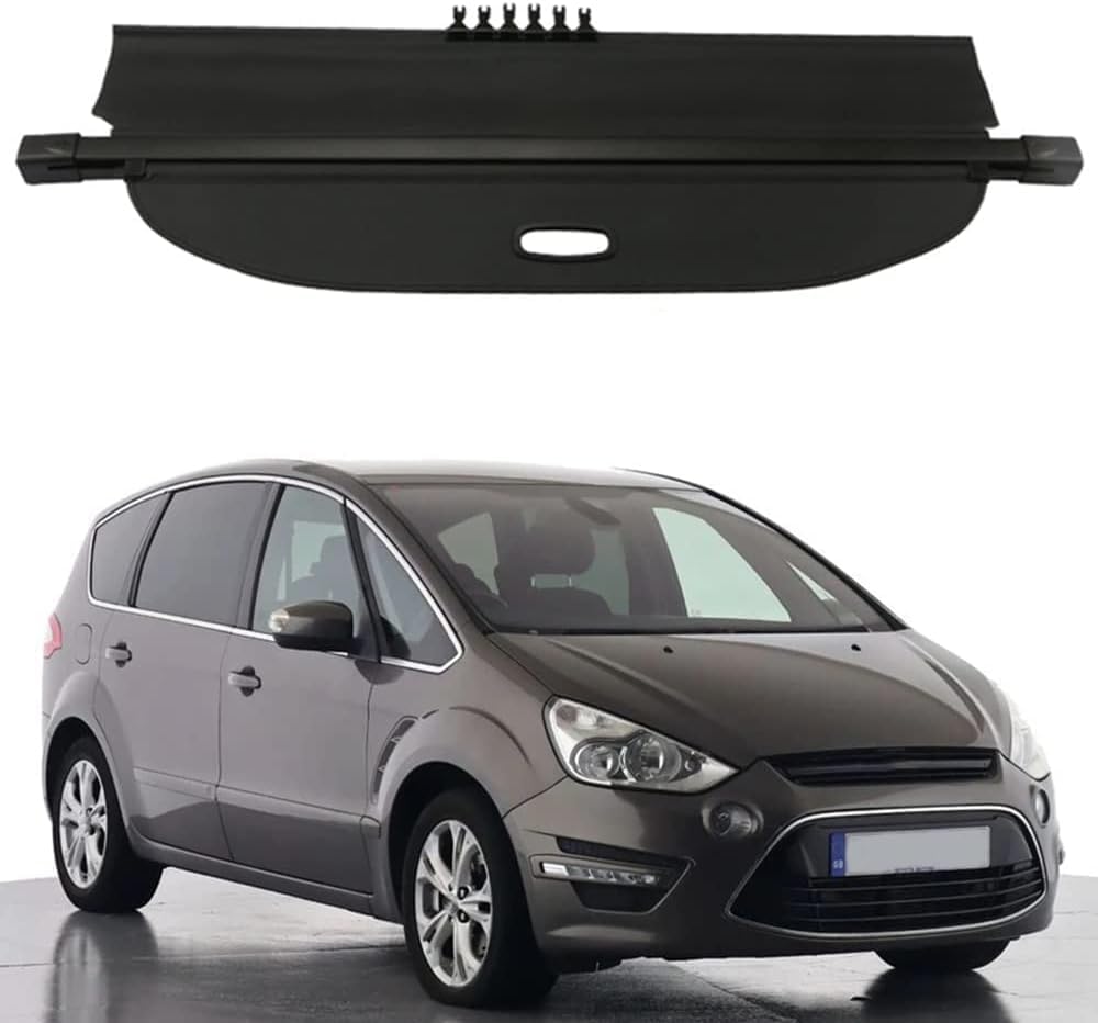 Estante maletero retráctil Ford SMAX 2007-2015 para viajes familiares seguros
