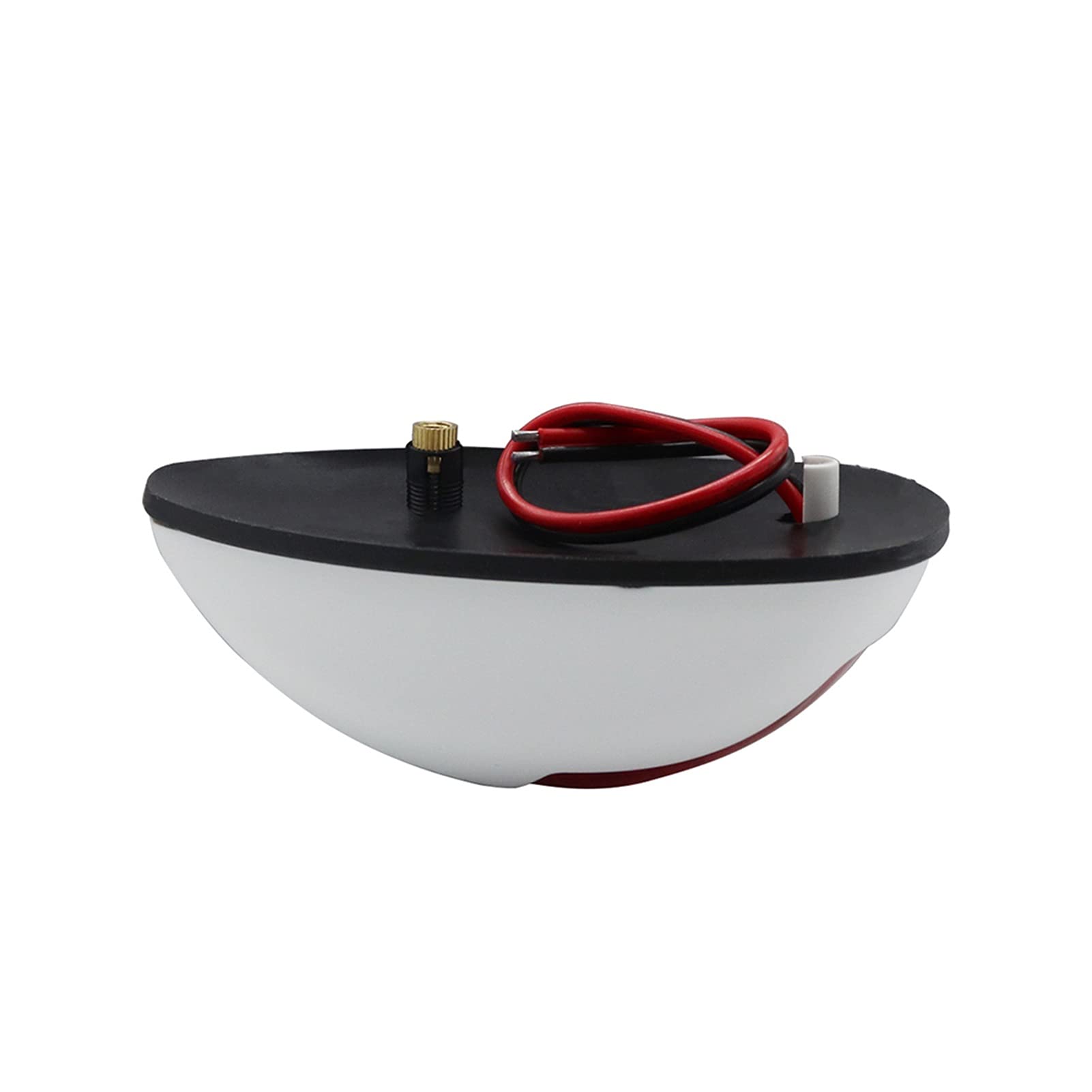 GUIDATO Segnale luminoso di navigazione avvertimento Lampada marina Porta Blocchetti dritta for Pontoon Skiff Power Boat Per la navigazione e la pesca(A)