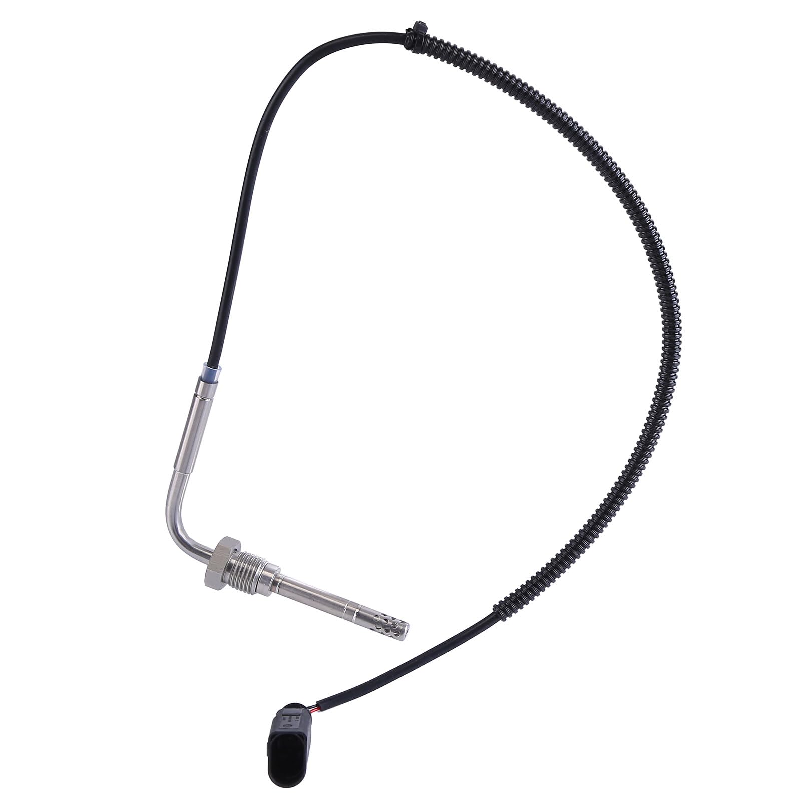 Sensor de temperatura de los gases de escape Sensor de temperatura 038906088D Compatible para 2.7 3.0 A6 (4F,C6) hasta Bj.03/2008