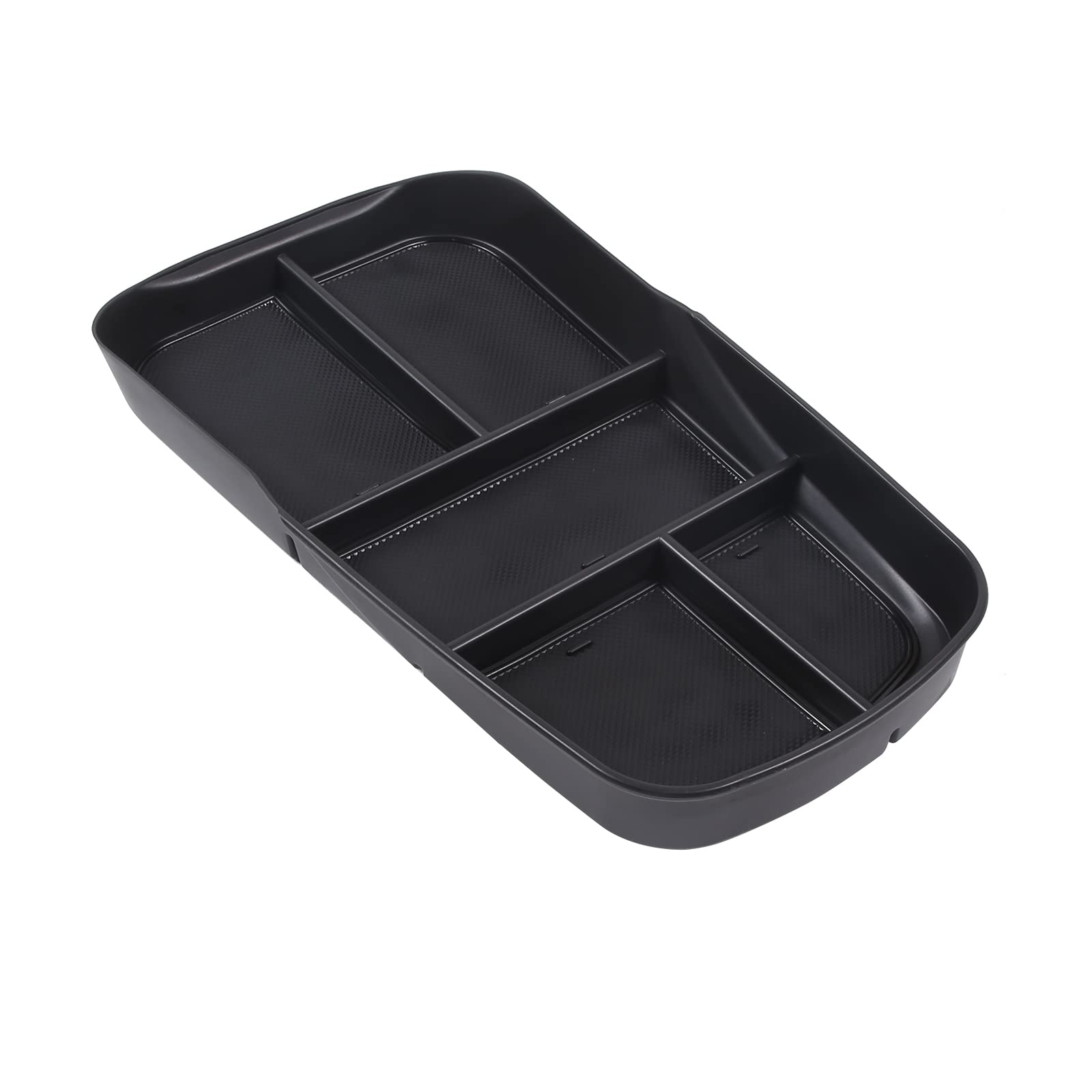 Für Benz EQE EQS ABS schwarze Auto-Mittelkonsole untere Aufbewahrungsbox Handyablage Organizer Aufbewahrungsbox Auto Innenraum Zubehör