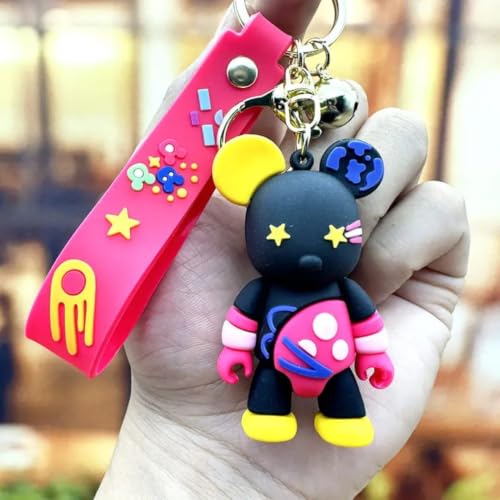 Image of GEOCARTER Teddy Bear Keyring | Cute Keychain for Bags & Keys
