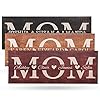 Gift for Mom from Daughter, Son – Mom Sign Personalized w/ Child Names – 4 Wooden Colors, 5 Fonts, 2 Sizes – Custom…