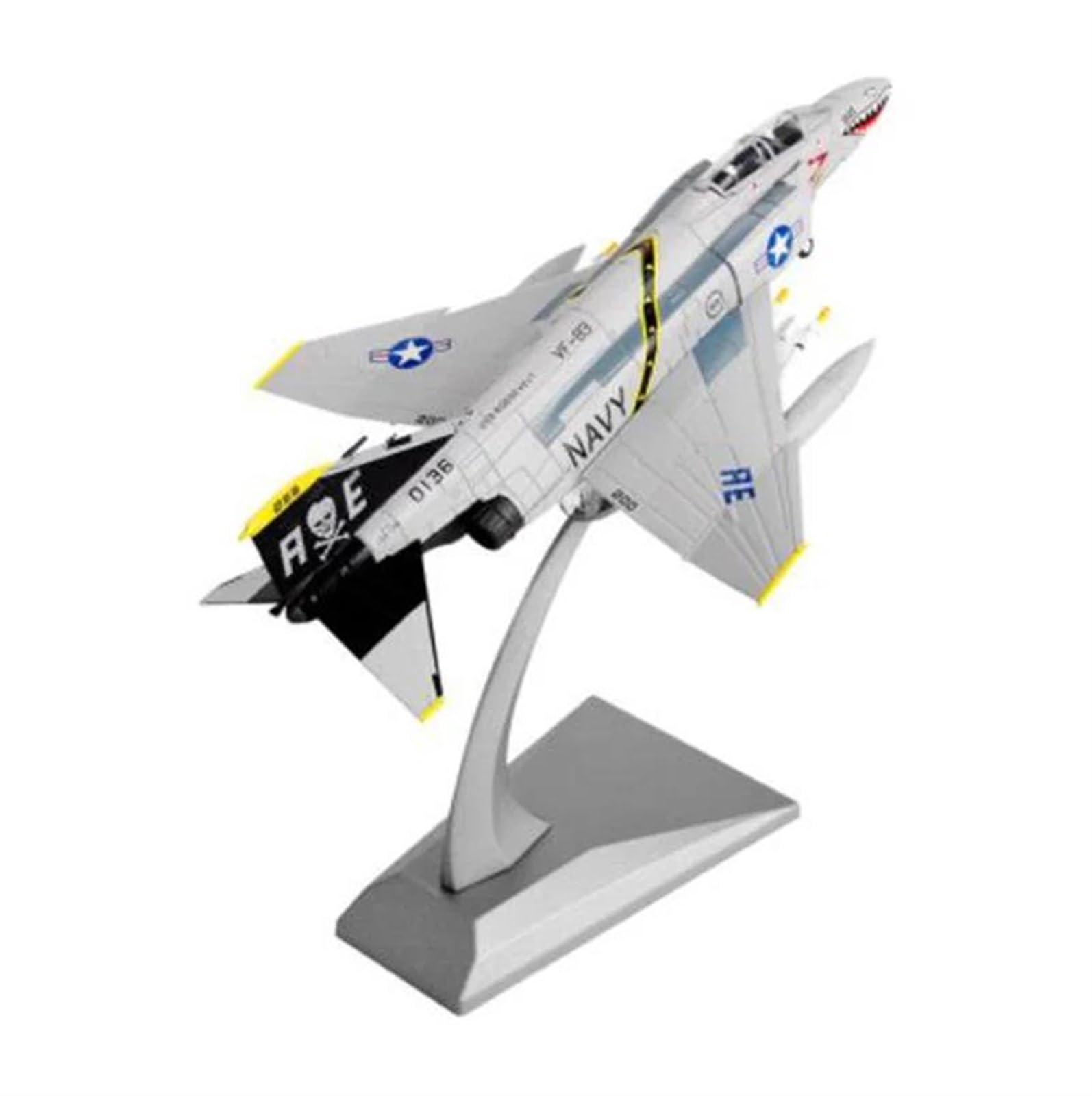 Modelo F-4C avión militar escala 1/100 para exhibición de coleccionistas 8
