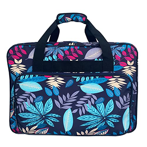 Harilla Sewing Machine Storage Tote Bag Sewing Machine Carrying Case Storage Cover Carrying Bag with Extra Pockets and Handles