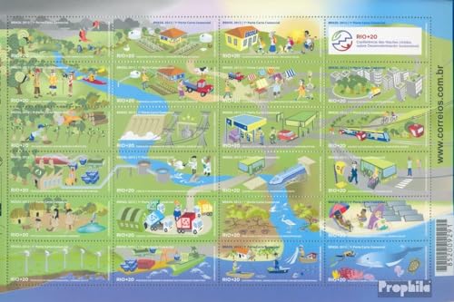 Brasil 3996-4019 pliegos MNH de la conferencia Naciones Unidas 2012 nuevo