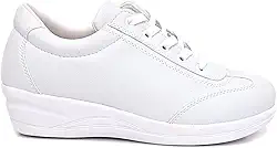 Tênis Sapatênis Feminino Casual Anabela Ortopédico Para Esporão E Trabalhos Em Pé