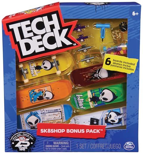 Tech Deck Sk8shop Bonus Pack packing may vary (Styles Vary)