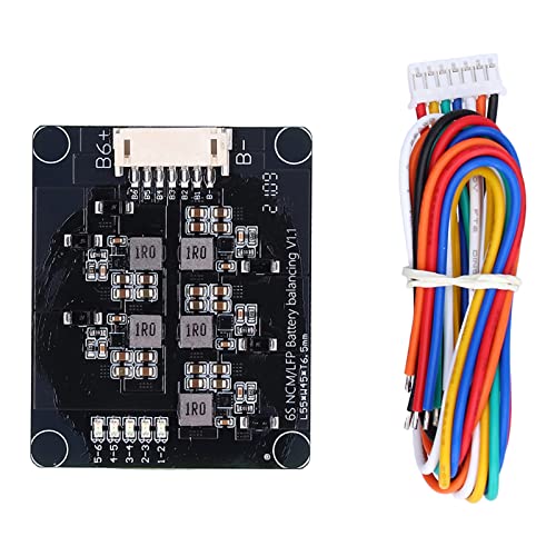 Equalizador Activo de Balance de Baterías, Módulo Inductivo de Transferencia de Energía para Paquetes de Baterías DIY, Tablero de Balance de Voltaje de 6S y 1,2 A, PCB de Cobre, 1 Unidad miniatura 1