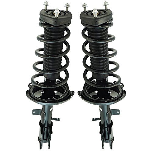 Image of TRQ Rear Strut and Spring Assembly Set Loaded Coil Spring