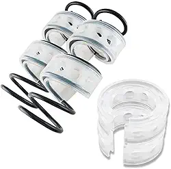 2 peças de amortecedores de choque universal para carro amortecedores automáticos tipo A/B/C/D/E/F