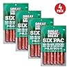 Mild Smoked Sausage Sticks - 4 Pack 4 x 150g Six Pac by Great Canadian Meat, Meat Snacks, Bulk Sausage Sticks Box For Carnivores. Perfect For Snacking, Paleo Friendly, Gluten Free, High In Protein #2