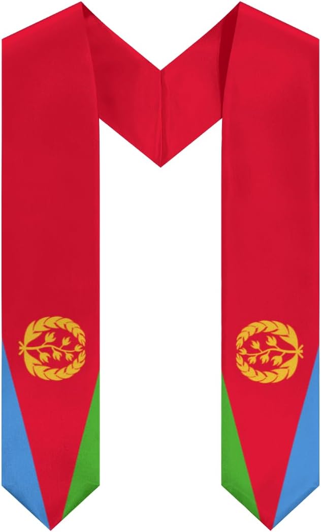 Graduation Stole Scarf Shawl Sash for Abroad Student International Study Class of 2024 Decor Stoles Gift