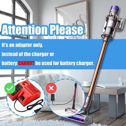 Image of V10 Adapter for Milwaukee 18V Battery Convert to for Dyson V10 SV12 Animal Absolute Motorhead Fluffy Total Cordless Stick Vacuum Cleaner (only Adapter)