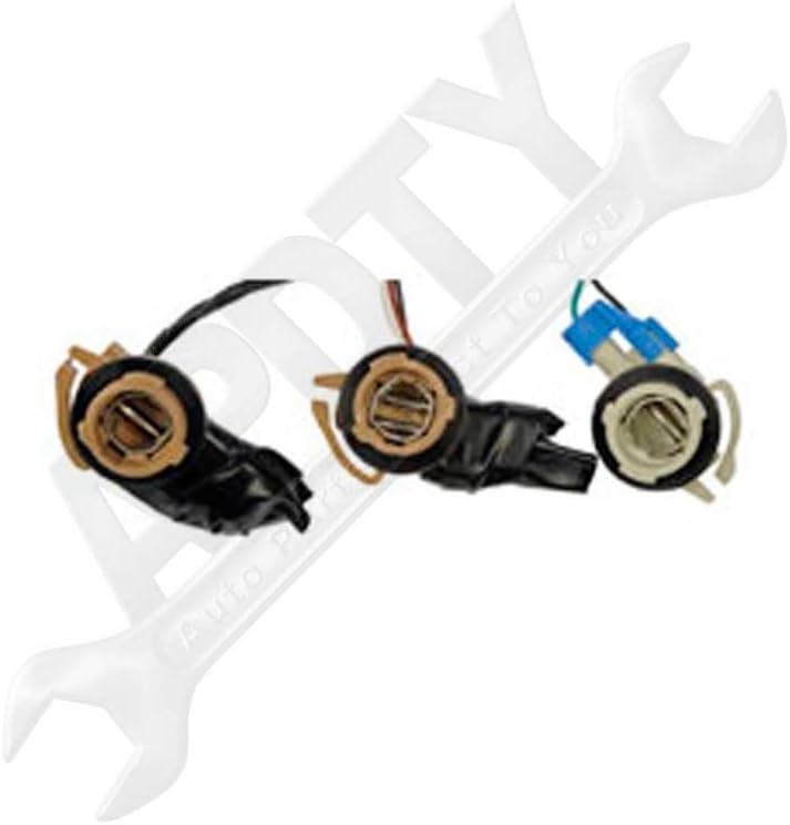APDTY 034126 Tail Lamp Light Wiring Harness Bulb Connector Left OR Right Replaces 16530144