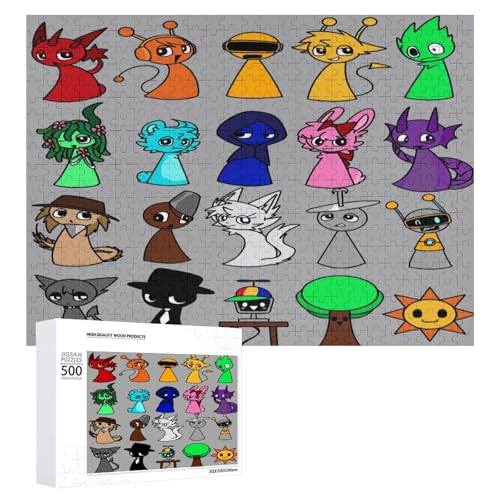 �X�v�����L�[ Sprunki �W�O�\�[�p�Y�� �G���O�b�Y �q��/��l�p �ؐ� �p�Y�� �X�v�����L�[ Sprunki 1000�s�[�X ���� �A�j�� �p�Y�� ���S�Ҍ��� �M�t�g �a���� �N���X�}�X ���蕨 500 PCS