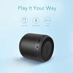 Anker SoundCore mini, Super-Portable Bluetooth Speaker with 15-Hour Playtime(with FM Radio), 66-Foot Bluetooth Range, Enhanced Bass, Noise-Cancelling Microphone(for Leisure and Work Use)