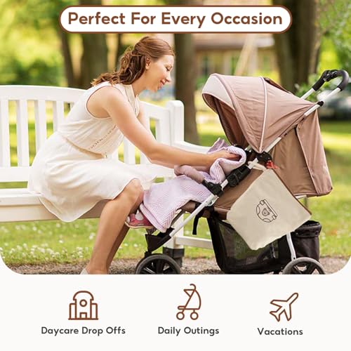 Set de 7 organizadores para pañales y accesorios de bebé miniatura 5