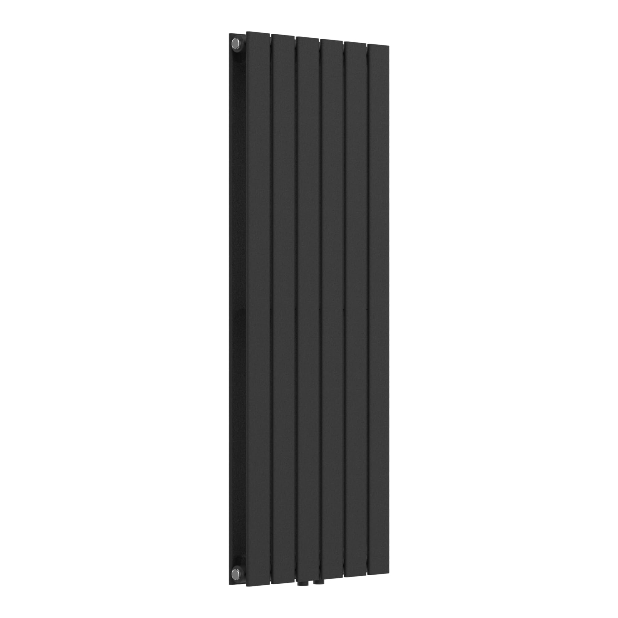 [neu.haus] Radiateur à Panneaux Double Radiateur Design Plat Chauffage Central pour Salon Chambre Salle de Bain 1140 W Acier 120 x 45 cm Noir