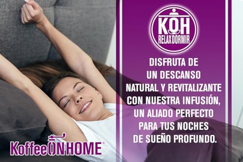 KoffeeONHOME Infusión Relajante Relax Dormir Hierbas Naturales Granel 200g - imagen 3
