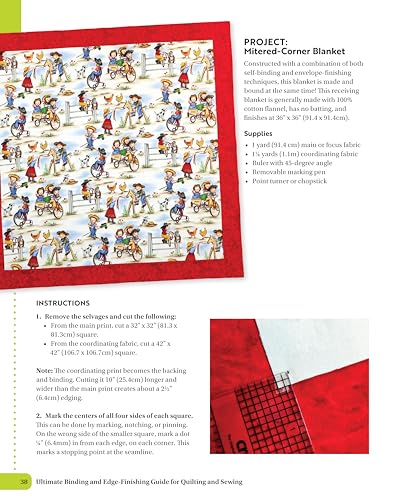 Image of Ultimate Binding and Edge-Finishing Guide for Quilting and Sewing: More Than 16 Different Techniques from Basic to Scalloped, Scrappy to Chenille (Landauer) Finish Your Projects Perfectly Every Time