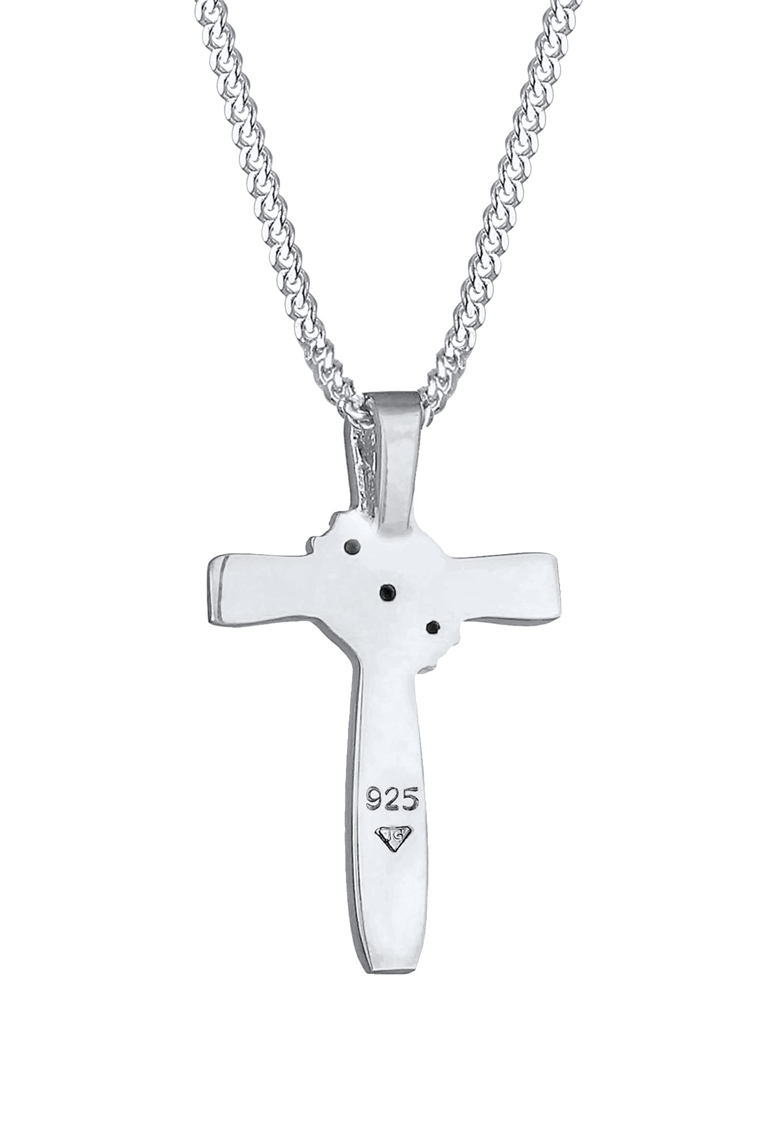 Elli Collana con Ciondolo a Forma di Croce, con Cristalli Swarovski da Donna, in Argento 925