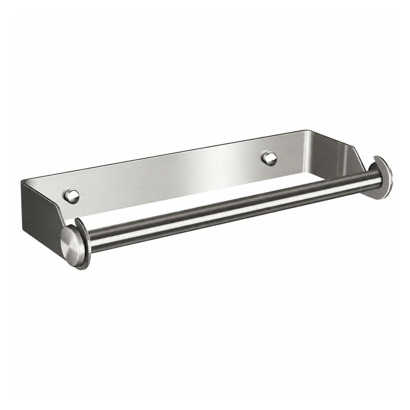 Toilet Roll Holder, Paper Towel Holder Stainless Steel Punch-Free Wall Mounted,for Bathroom
