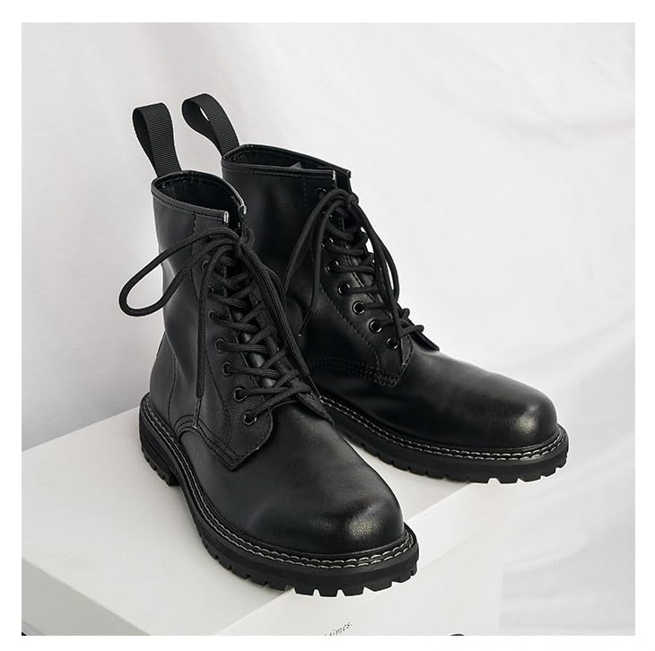Mens Dress Boots - Casual Lace-up Chukka Leather Boots for Men Waterproof Boots for Men3