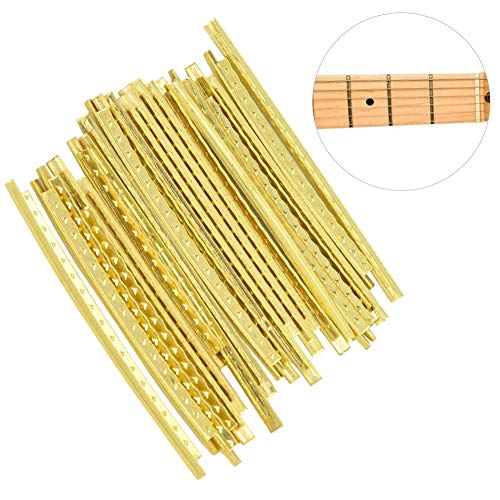 High Strength Brass Durable Fingerboard Fret Wire, Electric Guitar Fret Wire, 24Pcs/Set Anti Corrosion For Guitar Enthusiasts Professionals #TOP2