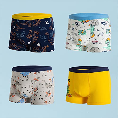 Boys Underwear Size 8 10 Boys Cotton Underwear Cute Dinosaur Print Underpants Shorts Beach Trunks 5PCS Bulk Boys2