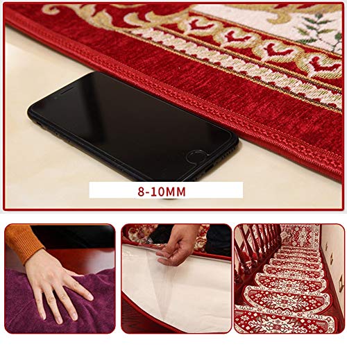 Evite resbalones con alfombras para escaleras autoadhesivas de 24 x 75 cm 5