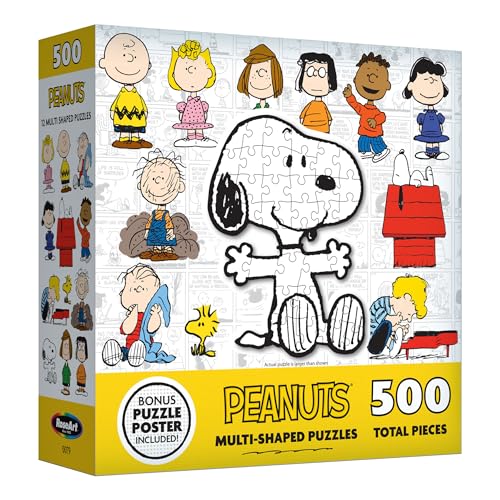 Roseart 0079ZZAH Mini Shaped - Peanuts - 500 Piece Jigsaw Puzzle thumb #1