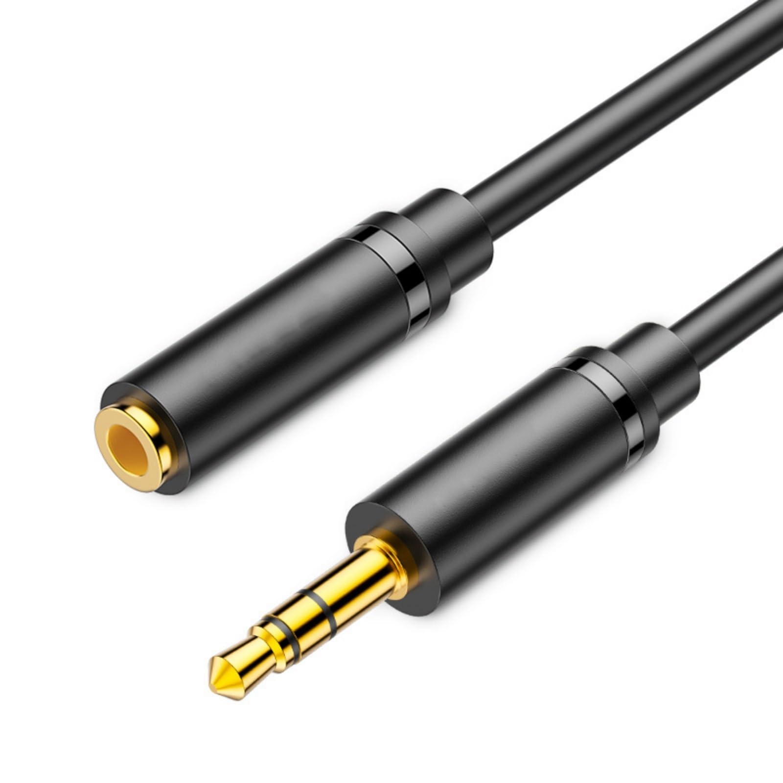 Yhplxyuus 3.5mm Stereo Extension Cable Hifi Auditory Cord for Clear Sound for Home and Use 100/150 / 30 / 500CM HiFi Sound Cable