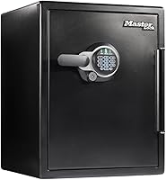Master Lock STW205GYC Fireproof Waterproof Safe 2.0 cu ft Digital Keypad Black Steel UL Certified