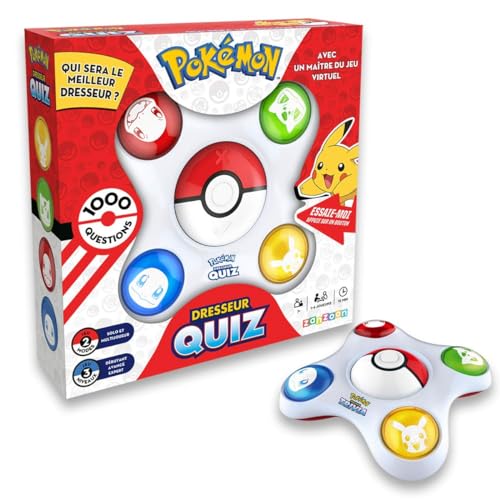 Pokémon Dresseur Quiz électronique Bandai : fini l'ennui des enfants avec ce jeu 1-4