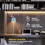 2 Packs Rechargeable LED Table Lamp,Outdoor Cordless Table Lamp Waterproof Portable, Stepless Dimmable Modern Lamp for Restaurant/Bedroom/Outdoor (Blue) - Image 4