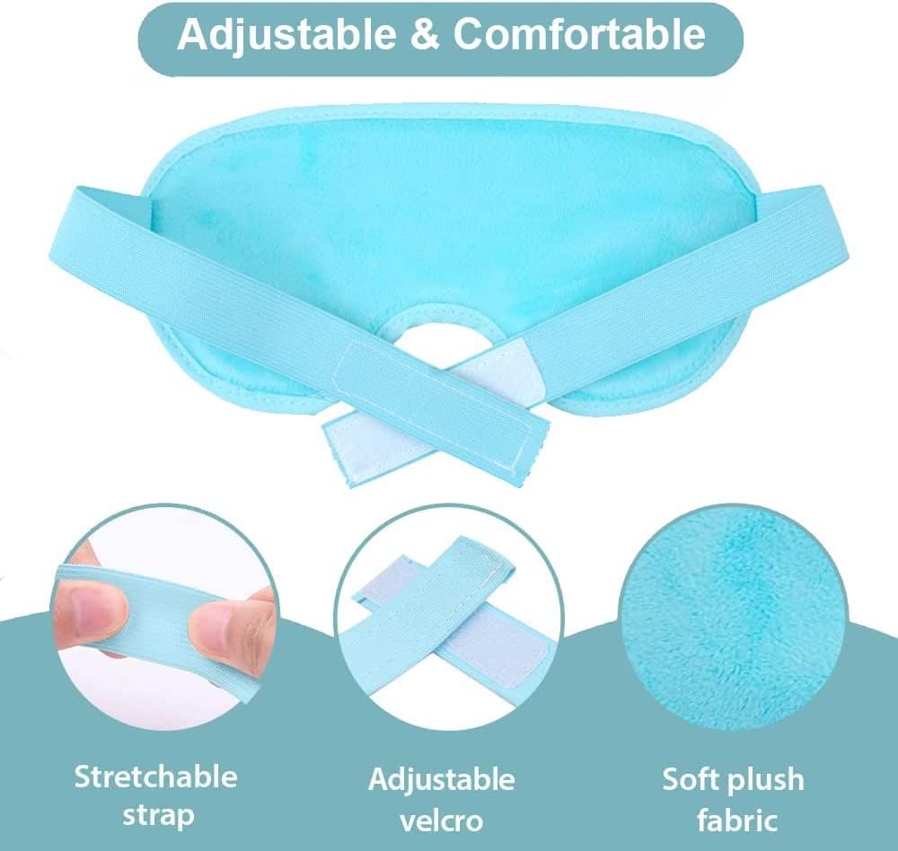 PRUVIA Eye Gel Mask Cooling Gel Eye Mask for Dark Circles Soothes Puffy, Dry, Tired, Red and Itchy |Relieve Your Headache Reusable Cold Compress Gel Pad for Therapy, Migraine, Pain Relief Skincare 1