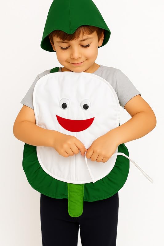 Image of FancyDressWale Fruit & Vegetable Fancy Dress Costume for Kids | Free Size 2-10 Years | School Fancy Dress, Stage Shows, Theme Parties