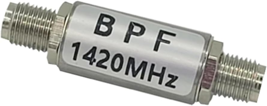Upgrades 1420MHz Bandpass Filter for Radio Astronomy 80MHz Band Simple Installation for 1420MHz Radio Astronomy