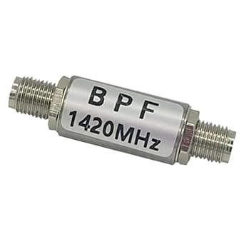 80MHz Bandpass Filter, 40mm Precisions Circular Shell Band Filter, Quick Installation 1420MHz Radio Astronomy