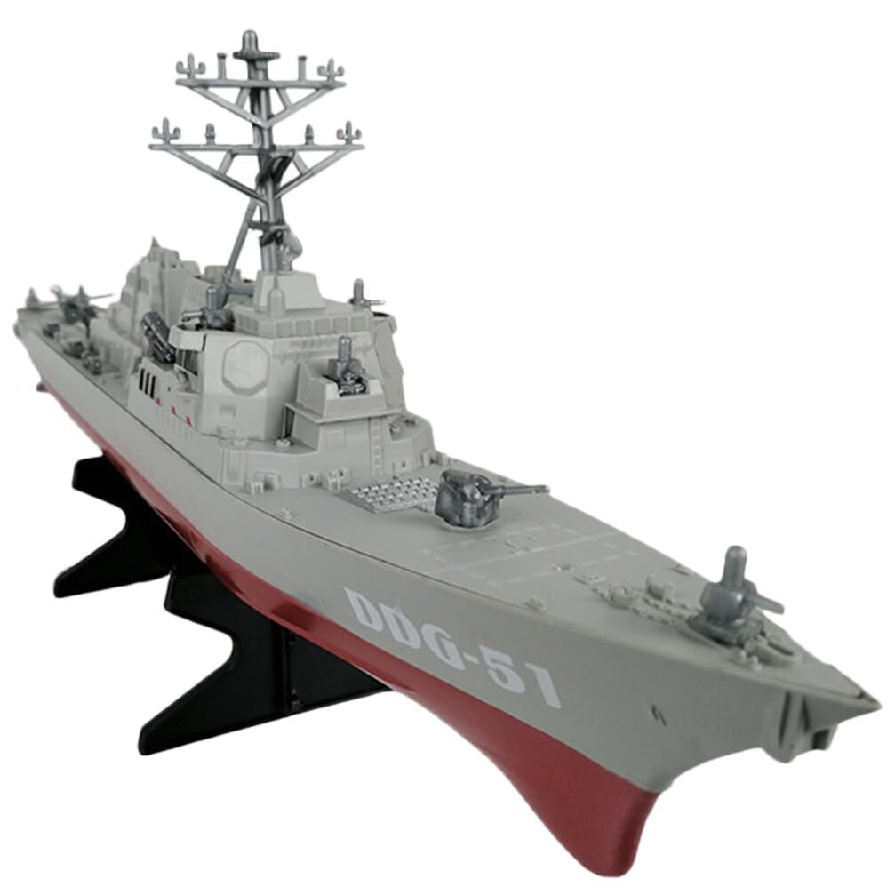 Gadpiparty Ship Toy Model Decor for Static Warship Model Creative Desk Adornment Boy Girl Suitable for Home Office Bedroom and More