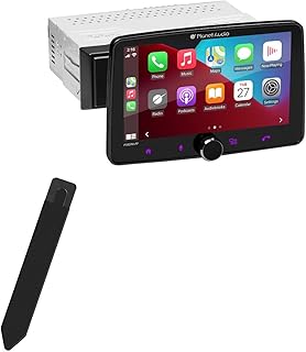 BoxWave Stylus Pouch Compatible with Planet Audio P70CPA-PF - Stylus PortaPouch, Stylus Holder Carrier Portable Self-Adhesive for Planet Audio P70CPA-PF - Jet Black