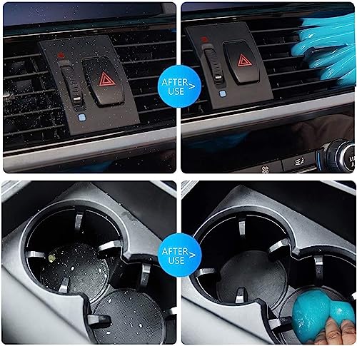 7Pcs Car Interior Detailing Cleaning Kit, Detailing Brush Set,Clean Gel, Wash Kit, Cleaning Tools for Car,Keyboard and Interior Cleaning - Image 3