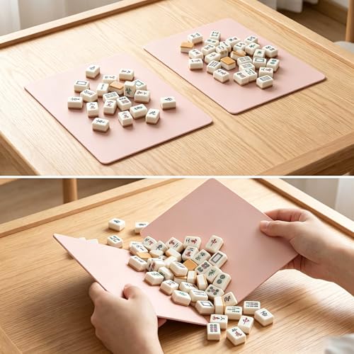 4 Pack Mahjong Shuffler Cards accesorio juego mesa miniatura 7